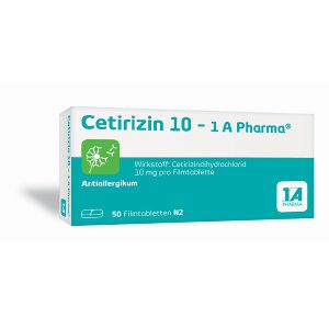 CETIRIZIN 10-1A Pharma Filmtabletten