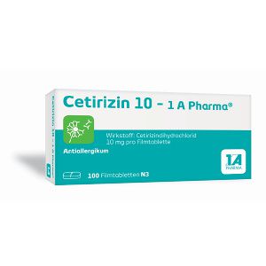 CETIRIZIN 10-1A Pharma Filmtabletten